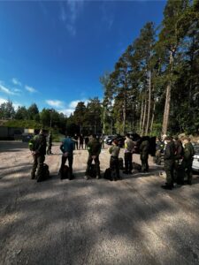 Harjoituksen kokoontuminen